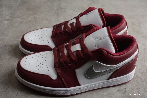 Low Bordeaux 553558-615 553558-615 1 White Jordan 0315